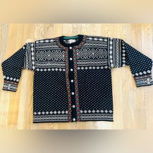 Dale of Norway, Norwegian Wool Cardigan XL